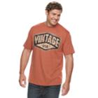 Big & Tall Sonoma Goods For Life&trade; Vintage Usa Graphic Tee, Men's, Size: Xl Tall, Drk Orange
