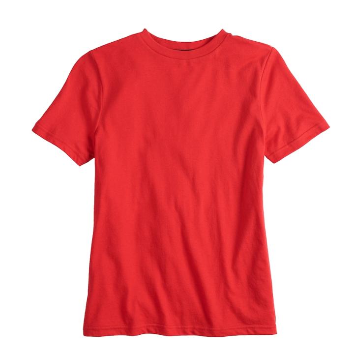Boys 8-20 Tek Gear&reg; Ultra Soft Tee, Size: S(8), Med Red