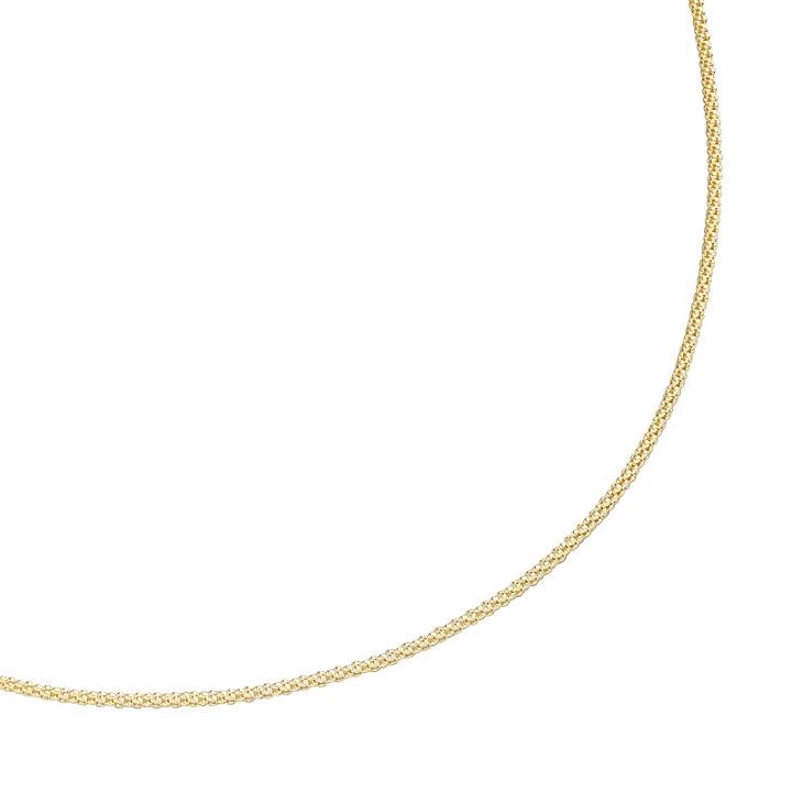 24k Gold-over-silver Curb-chain Necklace, Women's, Multicolor