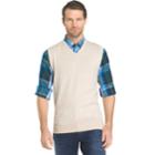 Men's Izod Solid Sweater Vest, Size: Small, Med Beige
