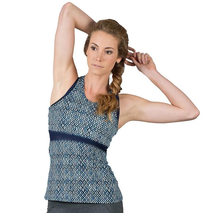 Women's Soybu Koa Mesh Racerback Yoga Tank, Size: Xl, Blue Other