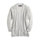 Girls 7-16 Sugar Rush Open-front Crochet Back Cardigan, Size: Large, Grey