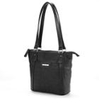 Stone And Co. Cynthia Leather Shopper, Women's, Black