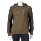 Men's Silver Lake Mock Twist Fleece Hooded Tee, Size: Small, Med Green