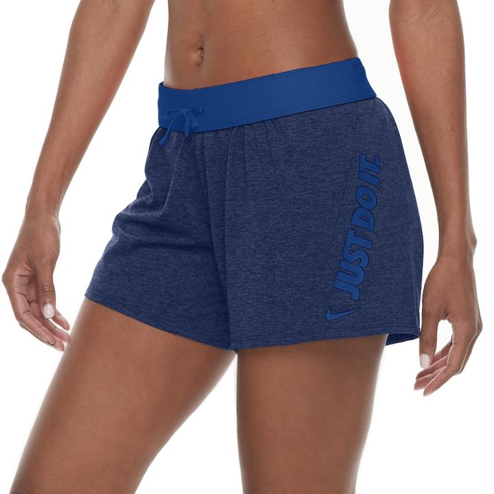 Women's Nike Dry Training Shorts, Size: Small, Med Blue