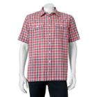 Men's Croft & Barrow&reg; Quick-dry Easy-care Button-down Shirt, Size: Small, Med Red
