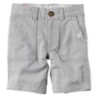 Boys 4-8 Carter's Pork Chop Pocket Woven Shorts, Boy's, Size: 4, Grey