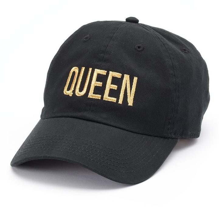 Women's David & Young Queen Baseball Cap, Black
