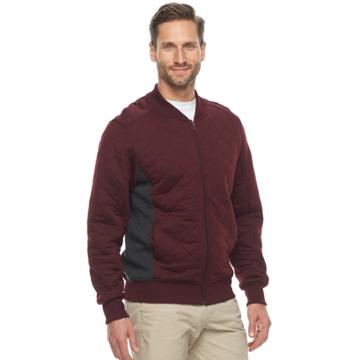 Men's Anchorage Expedition Bomber Jacket, Size: Large, Dark Red