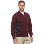 Men's Anchorage Expedition Bomber Jacket, Size: Large, Dark Red