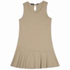 Girls 4-16 Chaps Asymmetrical School Uniform Jumper, Size: 6x, Med Beige