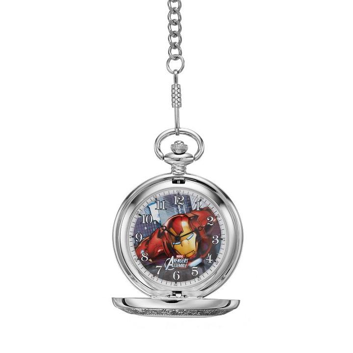 Iron Man Men's Pocket Watch, Grey
