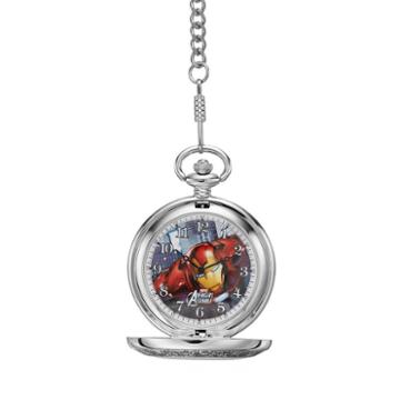 Iron Man Men's Pocket Watch, Grey