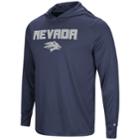 Men's Campus Heritage Nevada Wolf Pack Hooded Tee, Size: Small, Blue (navy)