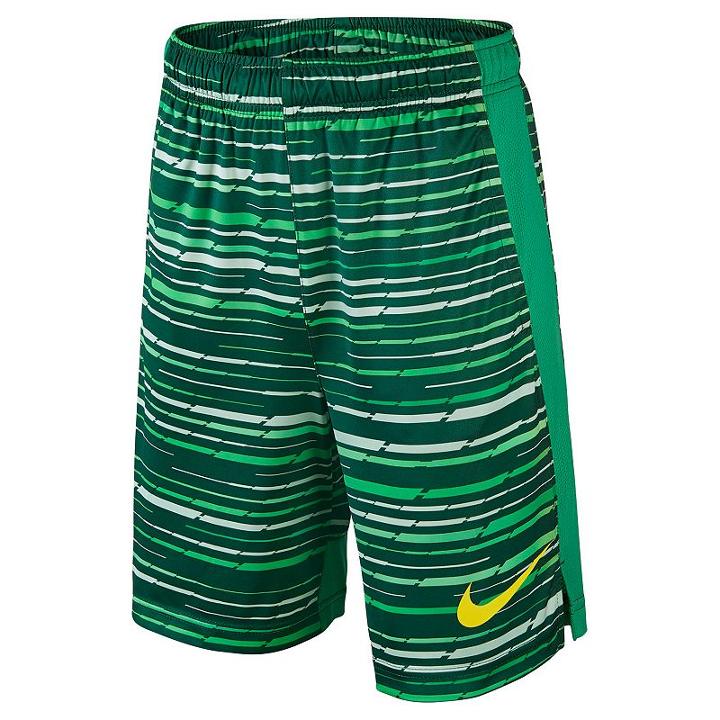 Boys 8-20 Nike Legacy Striped Shorts, Boy's, Size: Large, Brt Green