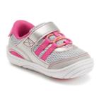 Stride Rite Solana Baby Girls' Sneakers, Infant Girl's, Size: 5 T, Silver