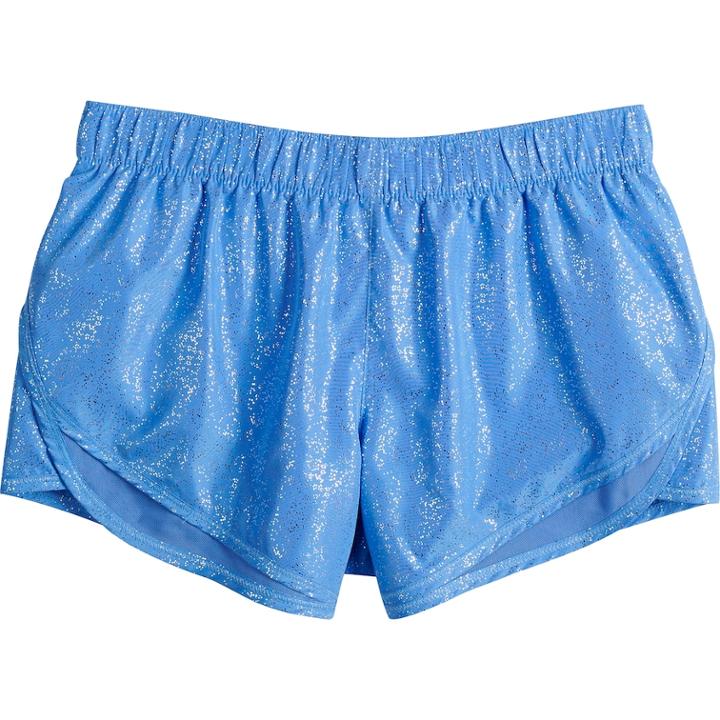 Girls 7-16 So&reg; Woven Running Shorts, Size: 16, Med Blue