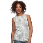 Women's Apt. 9&reg; Ruched Tank, Size: Medium, Natural