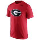 Men's Nike Georgia Bulldogs Logo Tee, Size: Small, Red