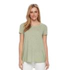 Women's Sonoma Goods For Life&trade; Drawstring Tee, Size: Small, Green
