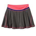 So, Girls 7-16 & Plus Size &reg; Contrast Stitching Skort, Girl's, Size: 10, Oxford