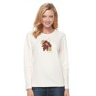 Women's Mccc Sport Embroidered Fleece Top, Size: Xl, White Oth