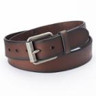 Levi's Beveled Roller-buckle Brown Leather Belt - Men, Size: 40