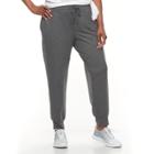 Plus Size Tek Gear&reg; French Terry Jogger Pants, Women's, Size: 3xl, Dark Grey