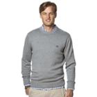 Men's Chaps Classic-fit Solid Crewneck Sweater, Size: Xxl, Grey