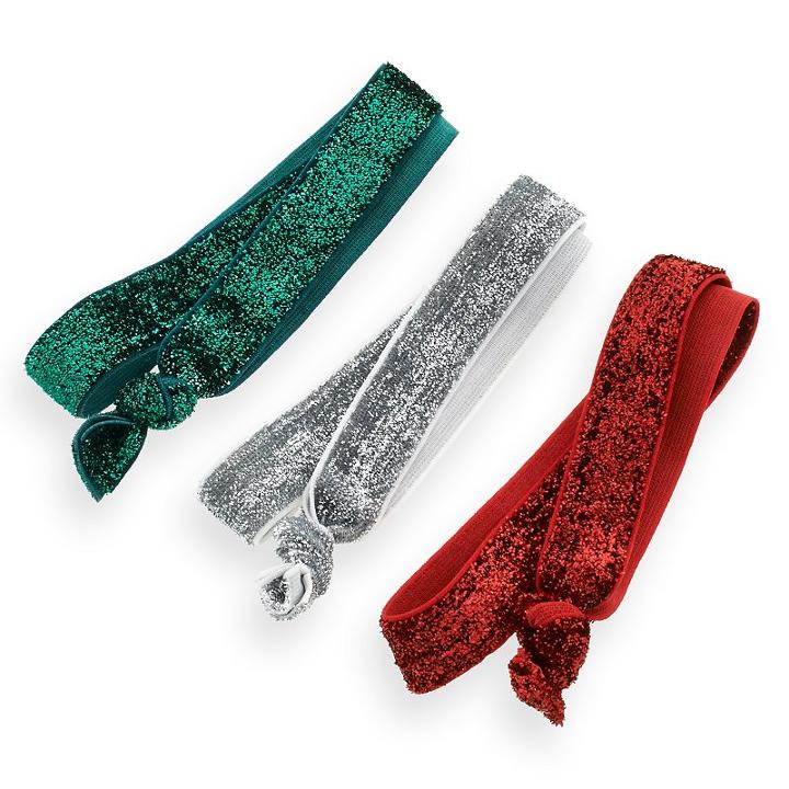 Glittery Headband Set, Women's, Multicolor