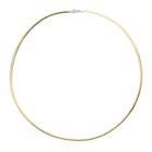 10k Gold Two Tone Reversible Omega Necklace - 17-in, Women's, Size: 17, Yellow