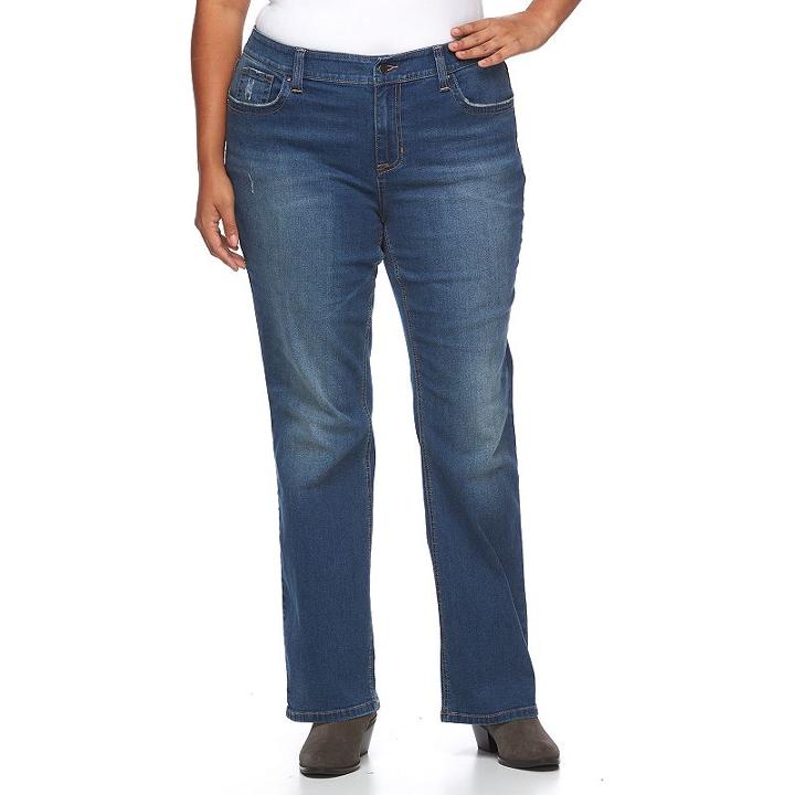 Plus Size Apt. 9&reg; Sculpting Skinny Jeans, Women's, Size: 24 W, Med Blue