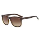 Armani Exchange Ax4049s 57mm Square Gradient Sunglasses, Men's, White