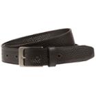 Men's Lee Perforated Belt, Size: 32, Black