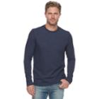 Men's Croft & Barrow&reg; Classic-fit Ultra Soft Crewneck Top, Size: Large, Blue (navy)