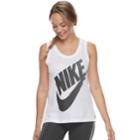 Women's Nike Sportswear Futura Logo Graphic Tank, Size: Medium, White