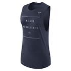 Women's Nike Penn State Nittany Lions Dri-fit Muscle Tank Top, Size: Xxl, Blue (navy)