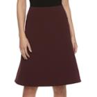 Women's Apt. 9&reg; Tummy Control A-line Skirt, Size: Xl, Red