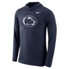 Men's Nike Penn State Nittany Lions Dri-fit Hooded Tee, Size: Small, Blue (navy)