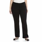 Plus Size Lee Louise Curvy Fit Bootcut Pants, Women's, Size: 25 - Regular, Black