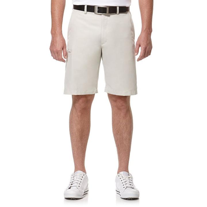 Big & Tall Grand Slam Motion Flex Micro Twill Performance Cargo Shorts, Men's, Size: 48, Lt Beige