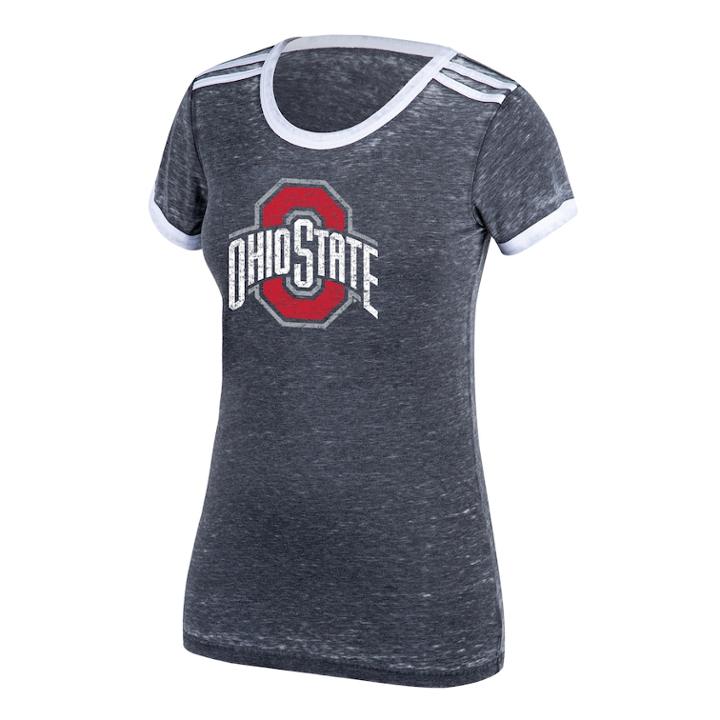 Women's Ohio State Buckeyes Recreation Tee, Size: Small, Black
