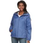 Women's Columbia Rain To Fame Hooded Rain Jacket, Size: Medium, Purple
