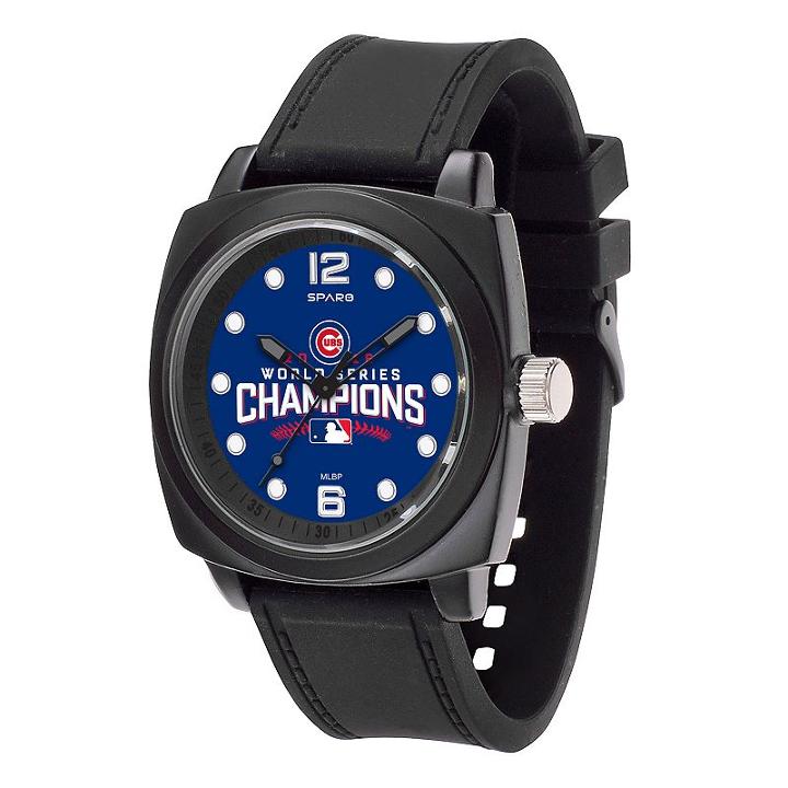 Sparo, Men's Chicago Cubs 2016 World Series Champion Prompt Watch, Multicolor