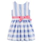 Girls Carter's 4-8 Striped Sleeveless Dress, Size: 7, Blue (wash)