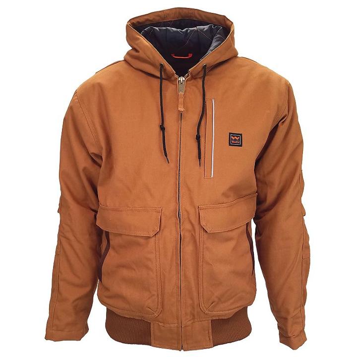 Men's Walls Blizzard-pruf Hooded Jacket, Size: Medium, Brown Oth