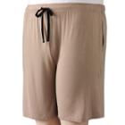 Big & Tall Residence Modal Lounge Shorts, Men's, Size: 3xb, Med Brown