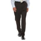 Men's Chaps Performance Series Classic-fit Stretch Suit Pants, Size: 40x32, Brown