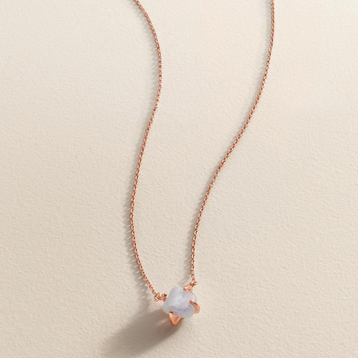 Lc Lauren Conrad Blue Quartz Necklace, Women's