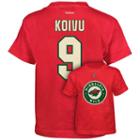 Boys 8-20 Reebok Minnesota Wild Mikko Koivu Premier Tee, Boy's, Size: Xl(18/20), Red